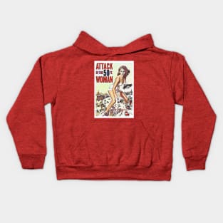 Attack of the 50 Foor Woman - Film poster Kids Hoodie